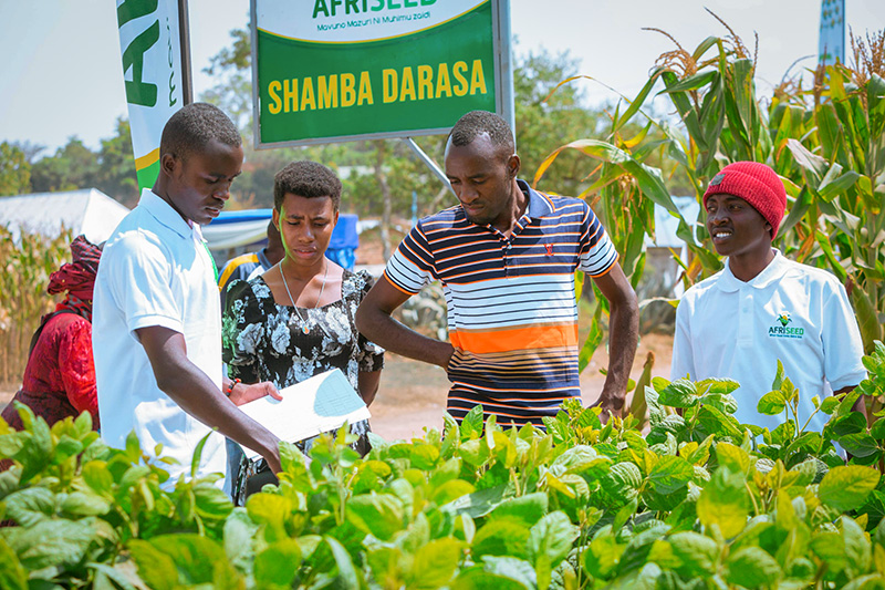 Tanzania Farmers seed fair